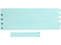 Régua De Parede Azul Em Abs Para Medição, Decorativa E Empilhável Para Armazenamento No Quarto Infantil