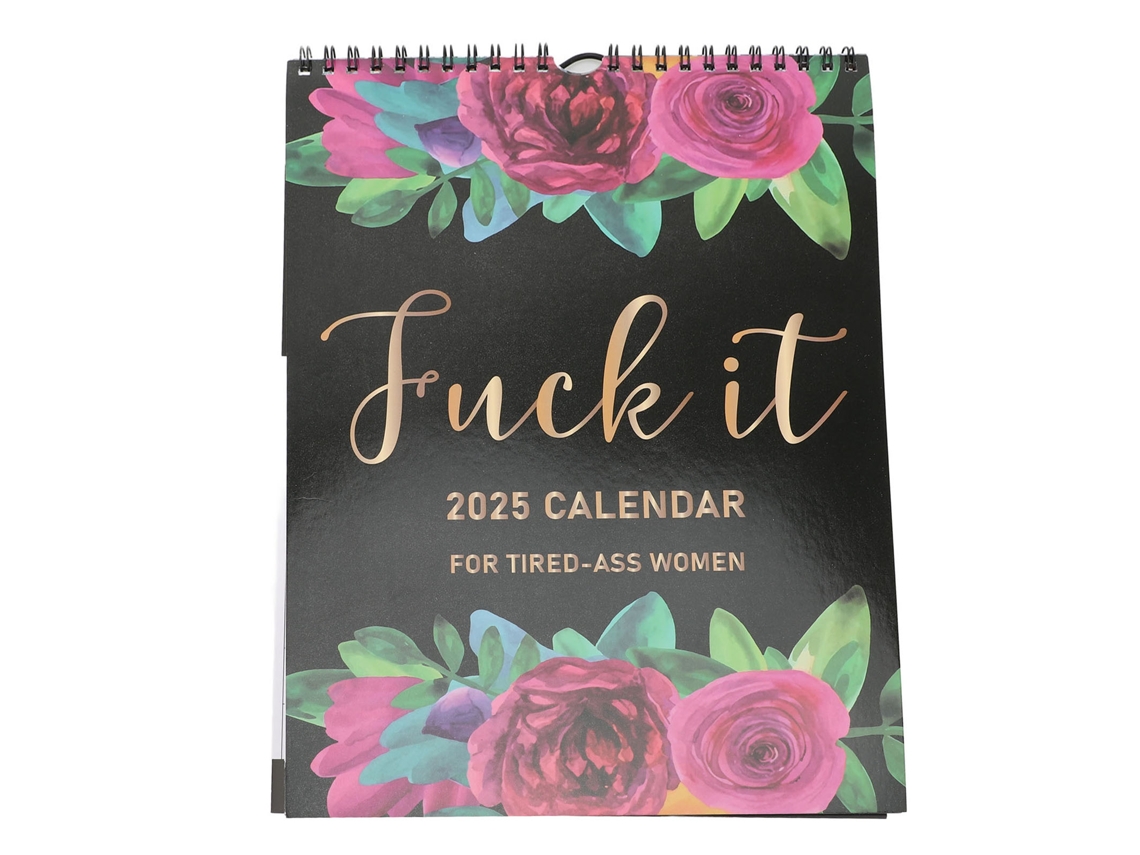 Calendário Parede 2025 Floral Decoração Presente Worten