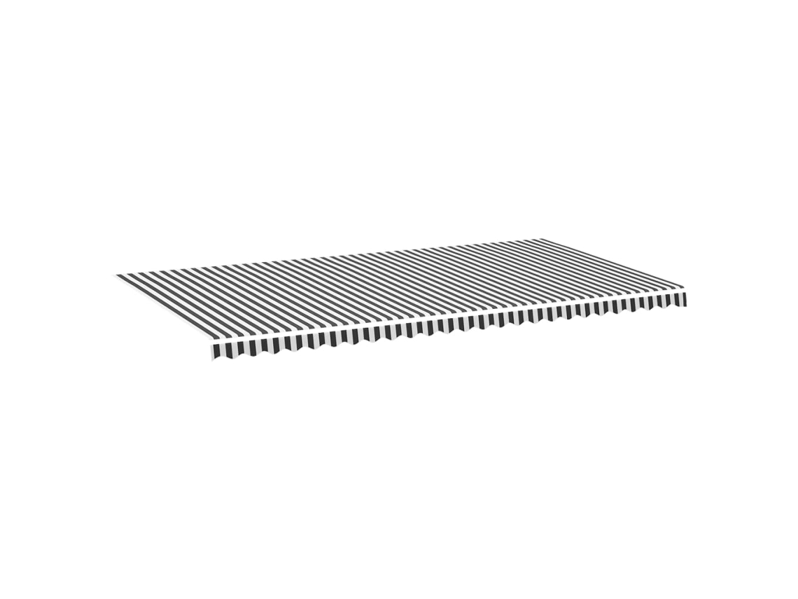 Topo de toldo VIDAXL Anthracite Poliéster (6x3 m)
