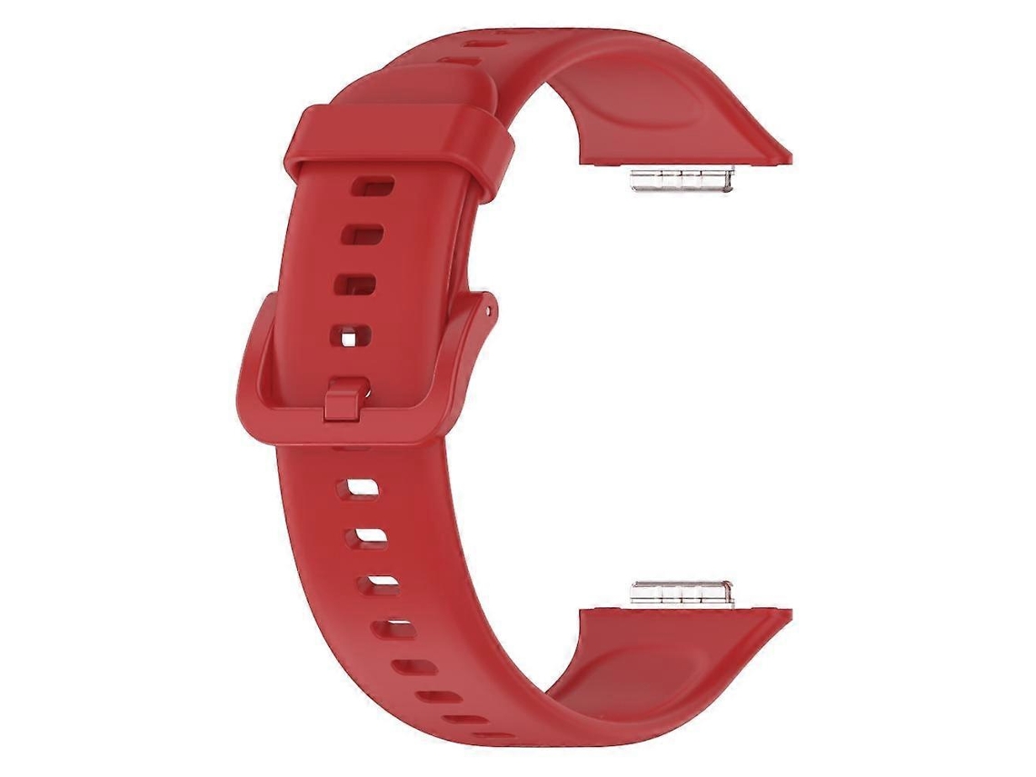 Pulseira de substituição para relógio inteligente Fit2, pulseira de silicone macio, vermelha Ly Ebike