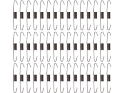 Conjunto De 100 Ganchos Mola Em Aço Preto Para Sofás, Resistentes À Corrosão, Ideais Para Reparos E Manutenção De Móveis