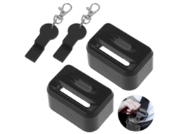 2 Pcs Protetor de Fivela Cinto Segurança Carro, Trava para Crianças Capa Cint o GOKOCO