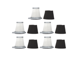 Filtro De Partículas De Alta Eficiência Para Aspirador De Pó Portátil Haier Zl601a Zl601r, 5 Conjuntos De Filtros De Partículas Com Manga De Espuma
