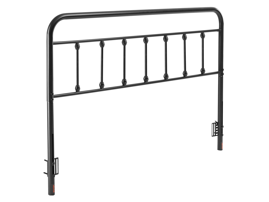 Cabeceira De Metal 1515 X 1030 X 38 Mm Tamanho Queen Para Camas, Preta Vevor