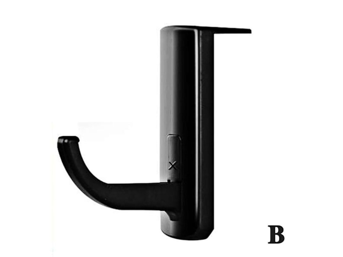 Suporte Universal Para Fone De Ouvido, Gancho De Parede, Suporte Para Fone De Ouvido, Tripé T, Preto, Tamanho Único Aquaforge