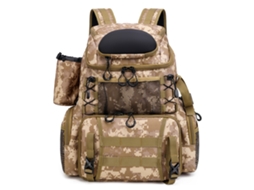 Mochila de Pesca com 4 Caixas e Capa Impermeável