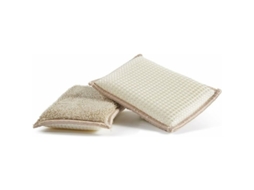 Esponja de Bambu, Bambu, Multicolorida, 13 X 9 2, 5 Cm, 2 Unidades BRILVIBERA