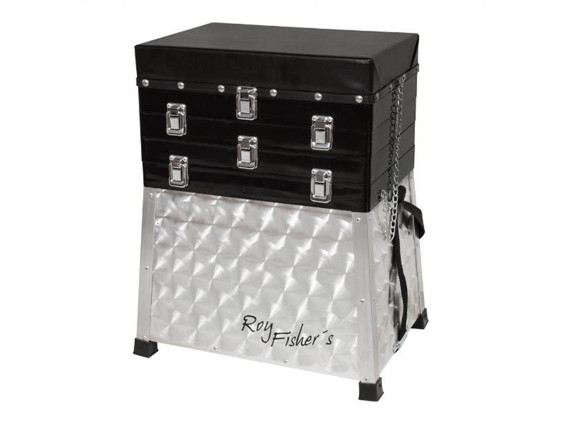Roy Fishers Caixa Assento 4 Gavetas