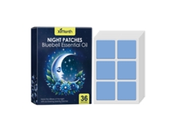 Patch de Sono Ximonth Noturno com Óleos Essenciais Jasmim Lavanda Citrus Blue Wind