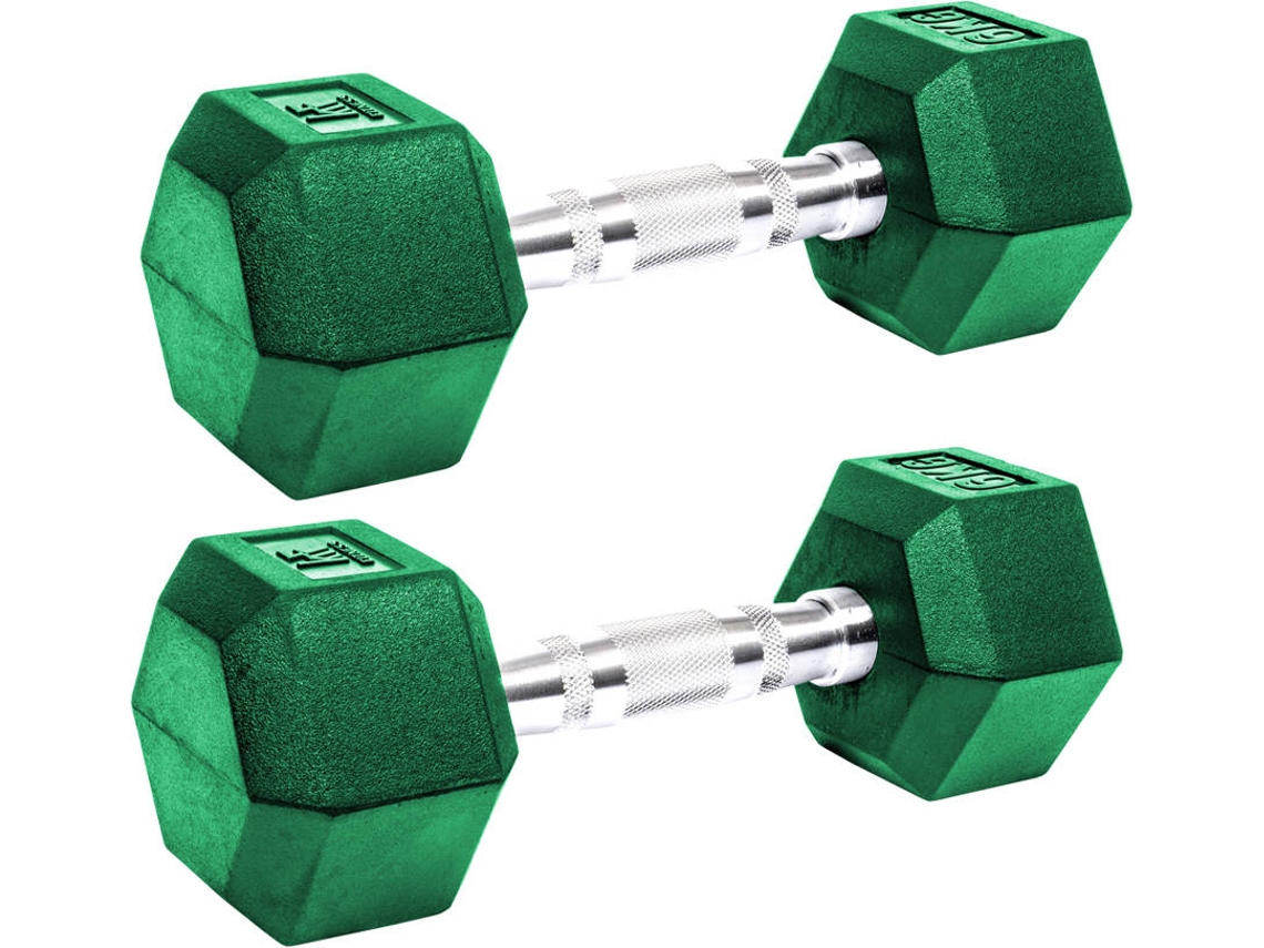 Halteres KRF FITNESS Hexag Verde (6kg)