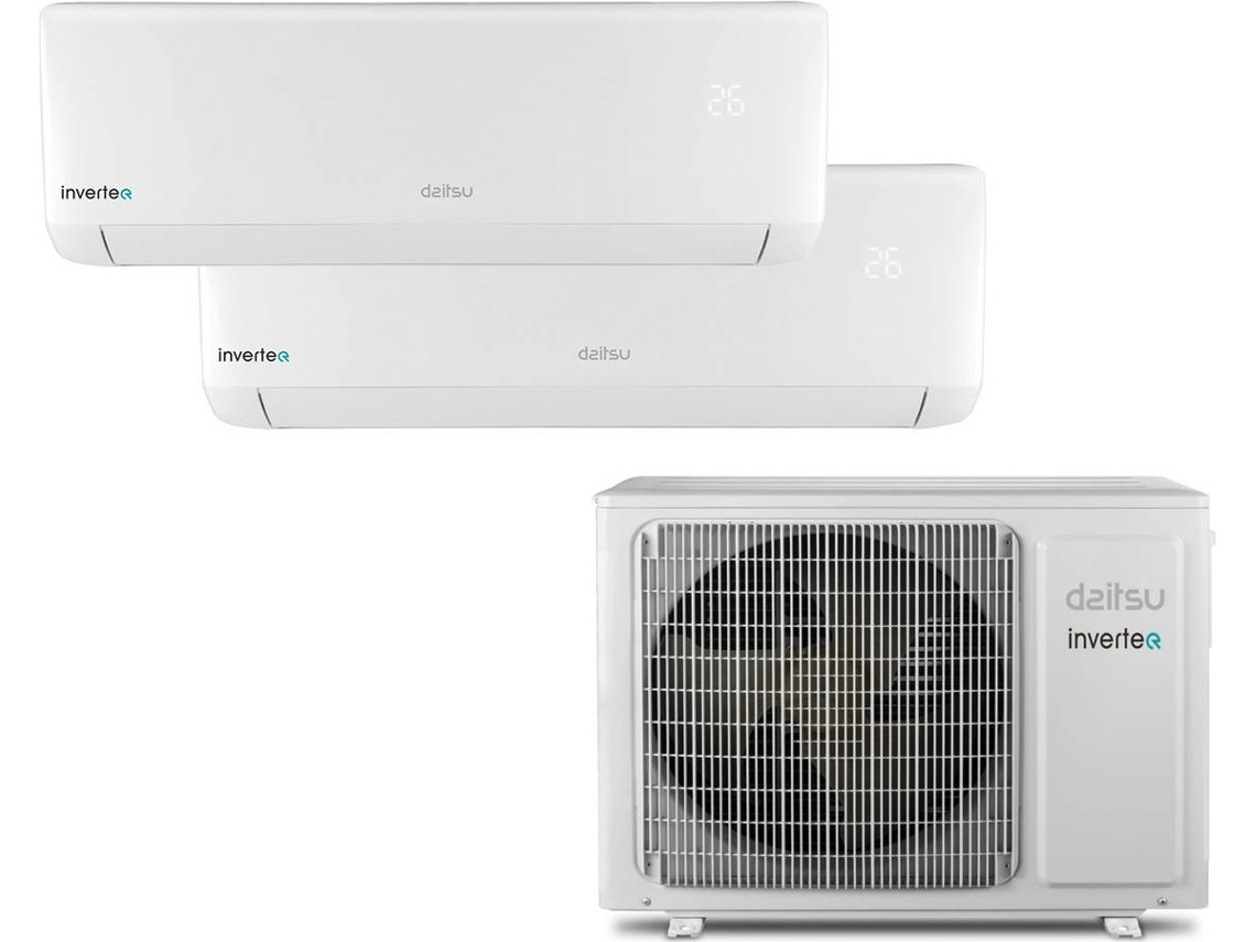Ar Condicionado DAITSU ASD9K2I-DB PREWIFI  (Outlet Grade A - 18+18 m² - 9000+9000 BTU - Branco)