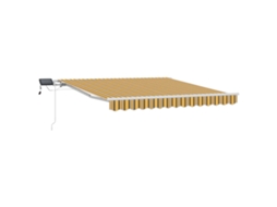 Conjunto 1 Toldo Retrátil Vidaxl Multicolorido Tecido (300 X 250 Cm)