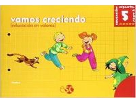 Livro Vamos Creciendo 5 Años de María Zamorano Balmaseda (Espanhol)