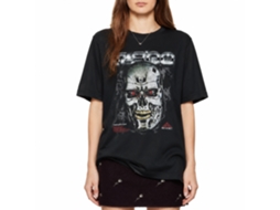 Rockinstone Terminator T 800 Endo Skull Smoke T-shirt Size:xxxl