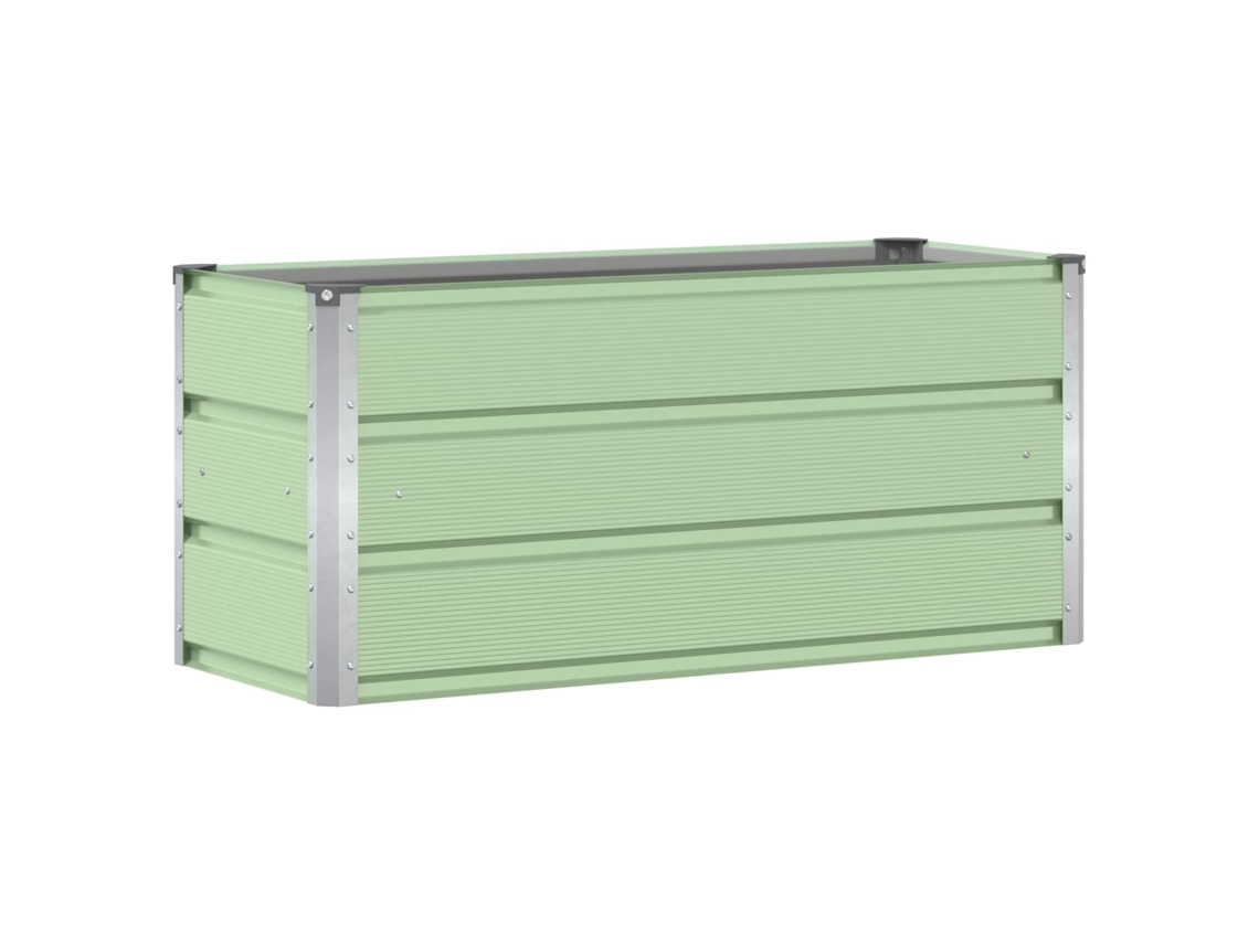 Floreira - Vaso de Jardim Verde 100 X 40 X 45 Cm Aço HARLANV1