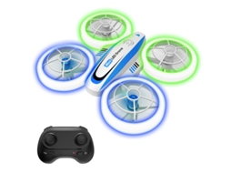 Drone de Controle Remoto de Luzes Coloridas para Crianças Modelo: S3 Duração Da Bateria: 8 Min Azul