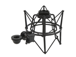 Microphone Shock Mount Clip Mic Anti Vibration Holder For Live Streaming Recording Studioblack LAXISCREED