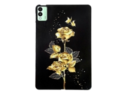 Capa De Tpu Para Tablet Tecno Megapad 11 Com Estampa De Pintura Colorida.