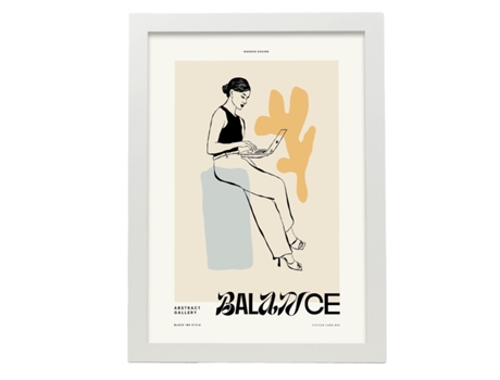 Póster Artemante NACNIC Pop. Mulher independente Ilustrações artísticas modernas para decoração de interiores.