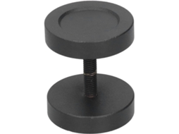 Puxador Para Porta De Celeiro, Maçaneta Para Porta De Correr, Aço Carbono, Redondo, Preto, Superfície Fosca, Ferragem