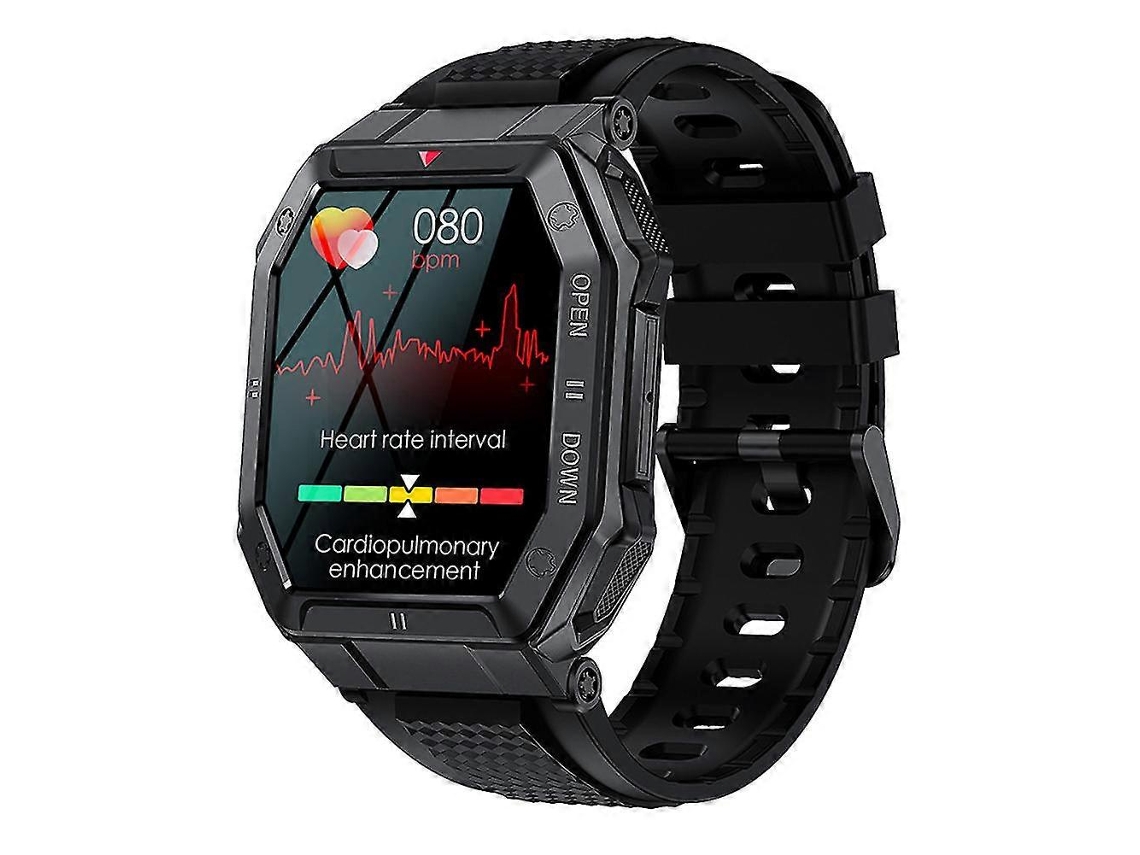 Relógio fitness à prova d'água HD de 1,85 polegadas com monitor de saúde para Android e iOS, Ly Ebike