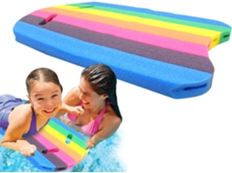 Prancha Flutuante para Natação Antiderrapante Reutilizável, Exercícios Aquáticos 3cm Seguro, Compacta | S/MARCA