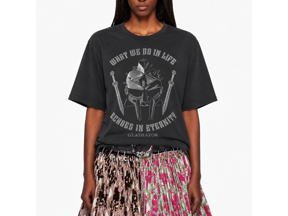 Rockinstone Gladiator What We Do In Life Smoke T-shirt Size:s