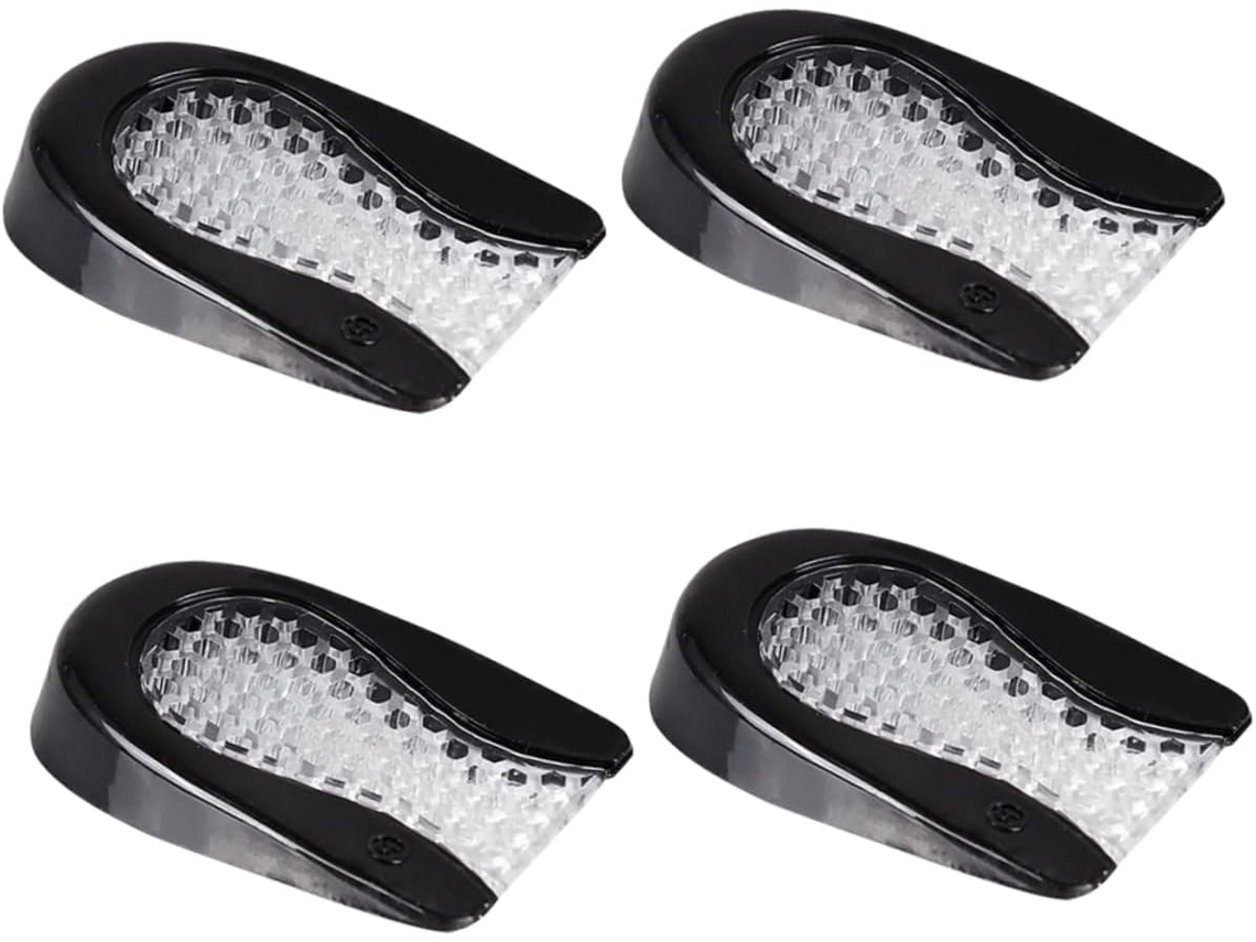 2 Pares De Protetores Calcanhar Com Design Em Favo Mel Para Aliviar A Fascite Plantar E O Esporão Do Calcâneo, Feitos De