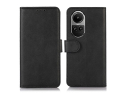Capa De Celular Flip Em Couro Com Textura De Vaca Para Realme C67 4g