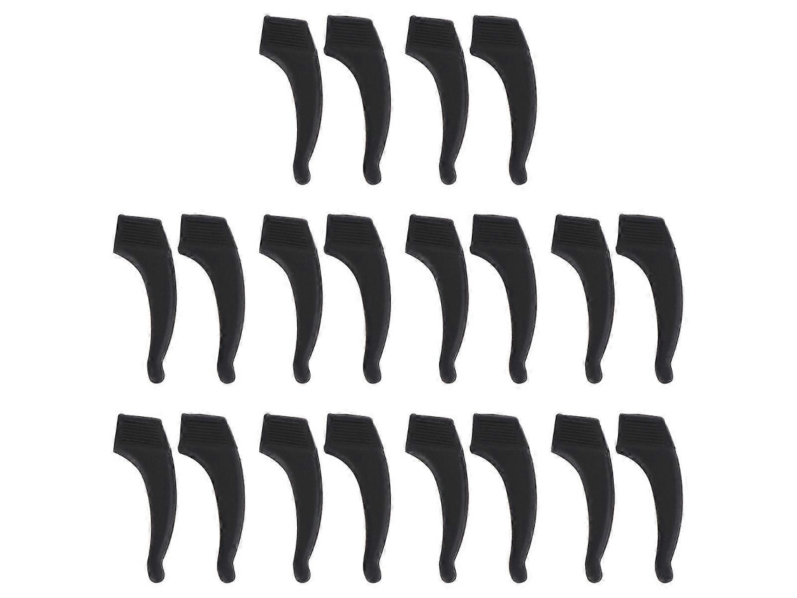 10 Pares de Suportes Antiderrapantes para Óculos, Fixadores Ganchos Silicone Orelhas, Peças Óculos GOKOCO