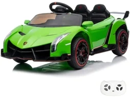 Carro Elétrico Para Crianças - Lamborghini Veneno - 12v - 1 A 6 Anos - Verde