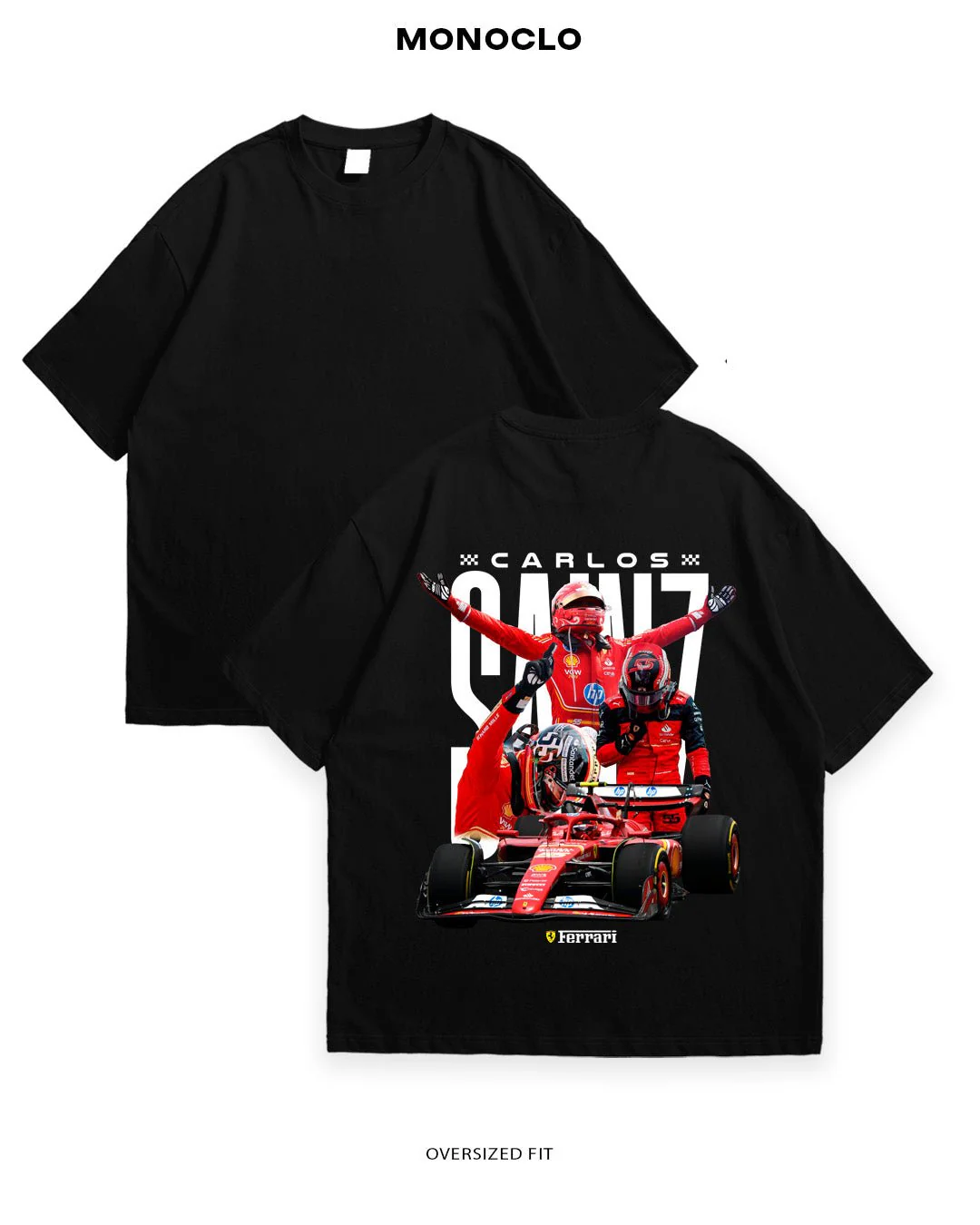 T-shirt Rockinstone F1 Carlos Sainz 333 (xl)
