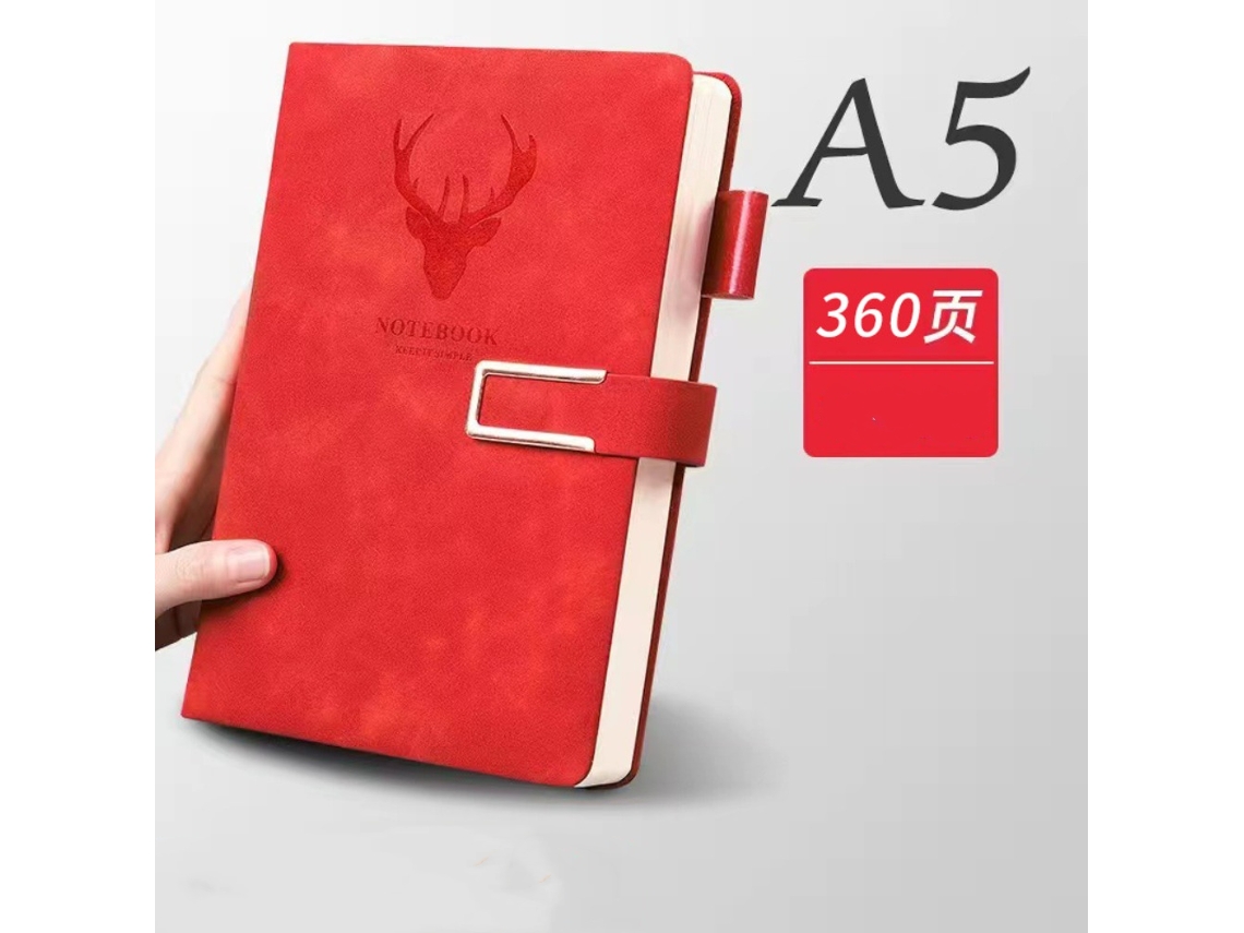 Caderno A5 Vermelho Brilvibera