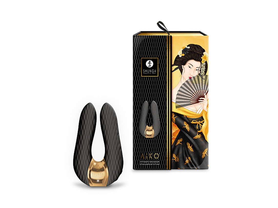Shunga - Massajador Íntimo Aiko Black -