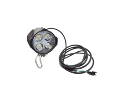 Lurelia Farol Dianteiro À Prova D'água Para Bicicleta Elétrica Ebike 36v- 48v Com Buzina