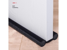 Lurelia Vedação De Borracha Para Soleira De Garagem Dupla Face Espuma 91 Cm 5 Cm 93 Cm Preto Externo