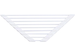 Suporte genérico para esponja Pia | Tapete triangular dobrável para cortinas, ideal para apartamentos, quartos e residências.