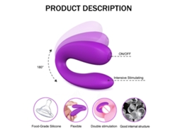 Vibrador U Shape Egg Para Mujer Masturbador Juguete Sexual Adulto