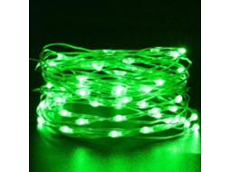 Cordão De Luzes, 3 M, 30 Leds, Cor Laranja, Tema De Natal E Halloween, Funcionamento A Bateria