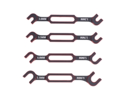 Conjunto De Chaves Rc 4pcs Com 8 Tamanhos Chave De Reparo Universal Para Carro Barco Drone Vermelho