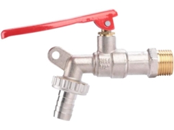 Trava Para Torneira Externa, De Latão Com Rosca 1/2" E Jardim.