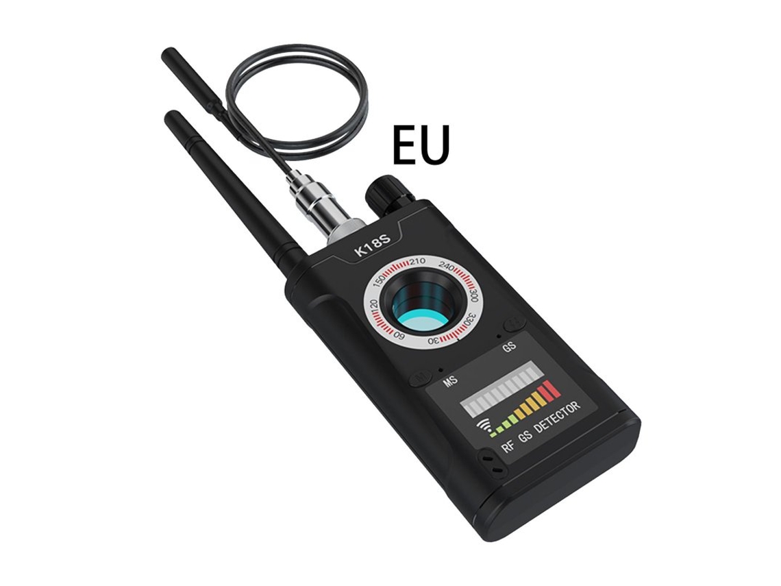 Detector Câmera K18S Scanner Detecção Sinal Localizador Infravermelho Gps Detector Anti-Localização para Escritório Doméstico Hotel Plugue Da Ue