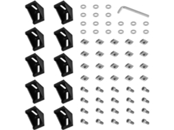 Cantoneiras Metálicas Para Montagem De Móveis - Perfil De 90 Graus - Fresadas - Estrutura Para Impressora - Kit De