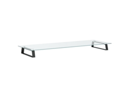 VIDAXL Suporte para Monitor 100X35X8 Cm Vidro Temperado e Metal Preto