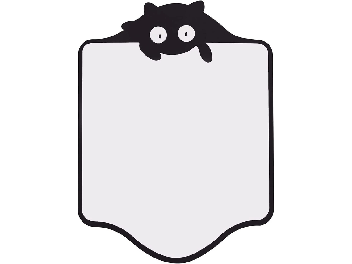 Calendário Magnético Para Geladeira Design De Gato Preto | 40 X 30 Cm | Planeje Refeições E Listas De Compras Slowmoose