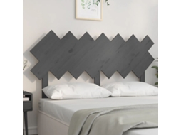 Cabecero 151,5x3x81 cm Pino Macizo Gris