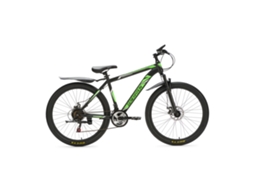 Generation Bicicleta De Montanha 26 Polegadas Verde/preto - Para-lamas