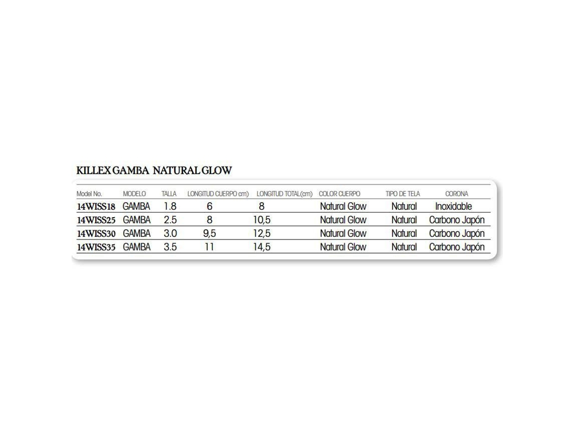 Williamson Killex Natural Prawn 1.8 80 Mm