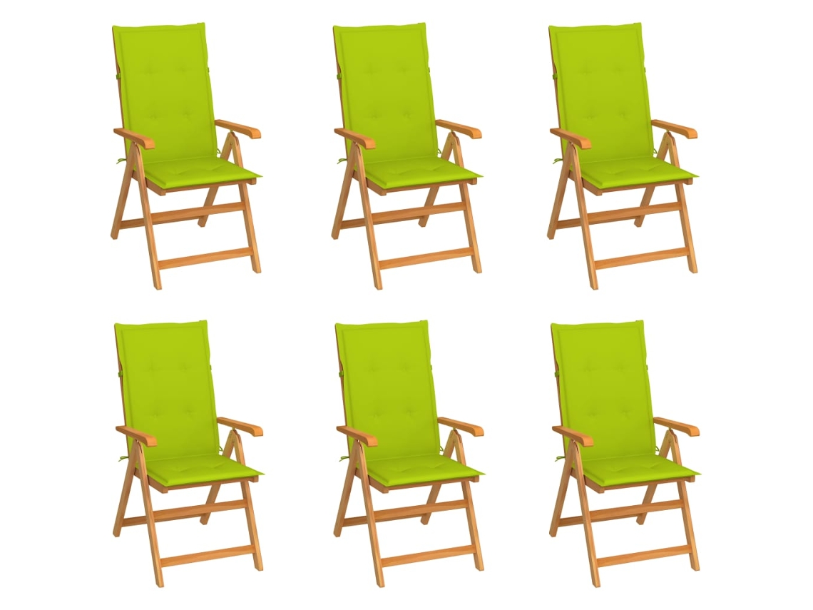 Folding Chair, Folding Chairs Vidaxl Verde Teca (n/a)