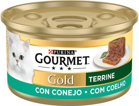 Ração Húmida PURINA Gourmet Gold Terrine com Coelho (85g)